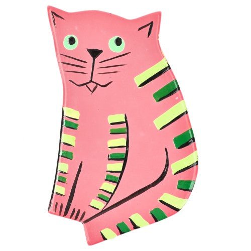 Pink Mitsy Cat Brooch - Galalith – Vintage Jewelry - handcrafted by Pavone by Pavone