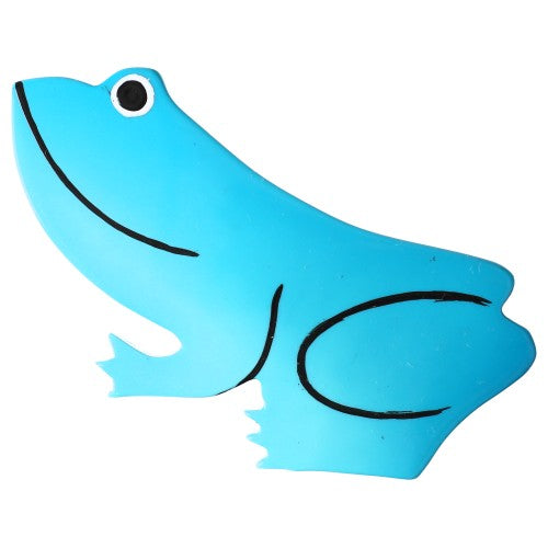 Aquamarine Blue Jujuba Frog Brooch