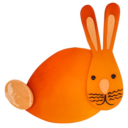 Orange Pumpkin Rabbit Brooch 