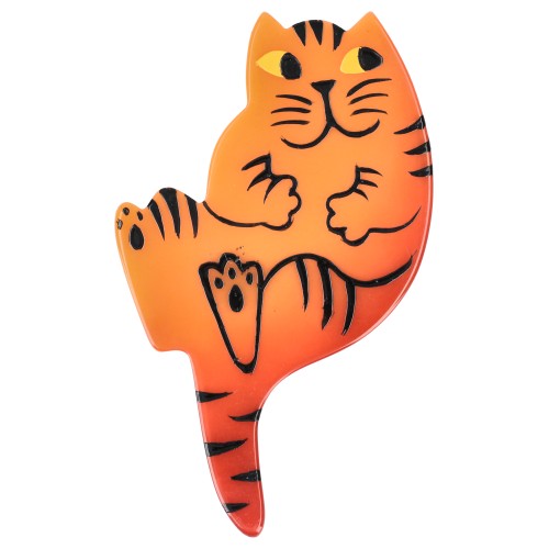 Orange Tabby B7 Cat Brooch