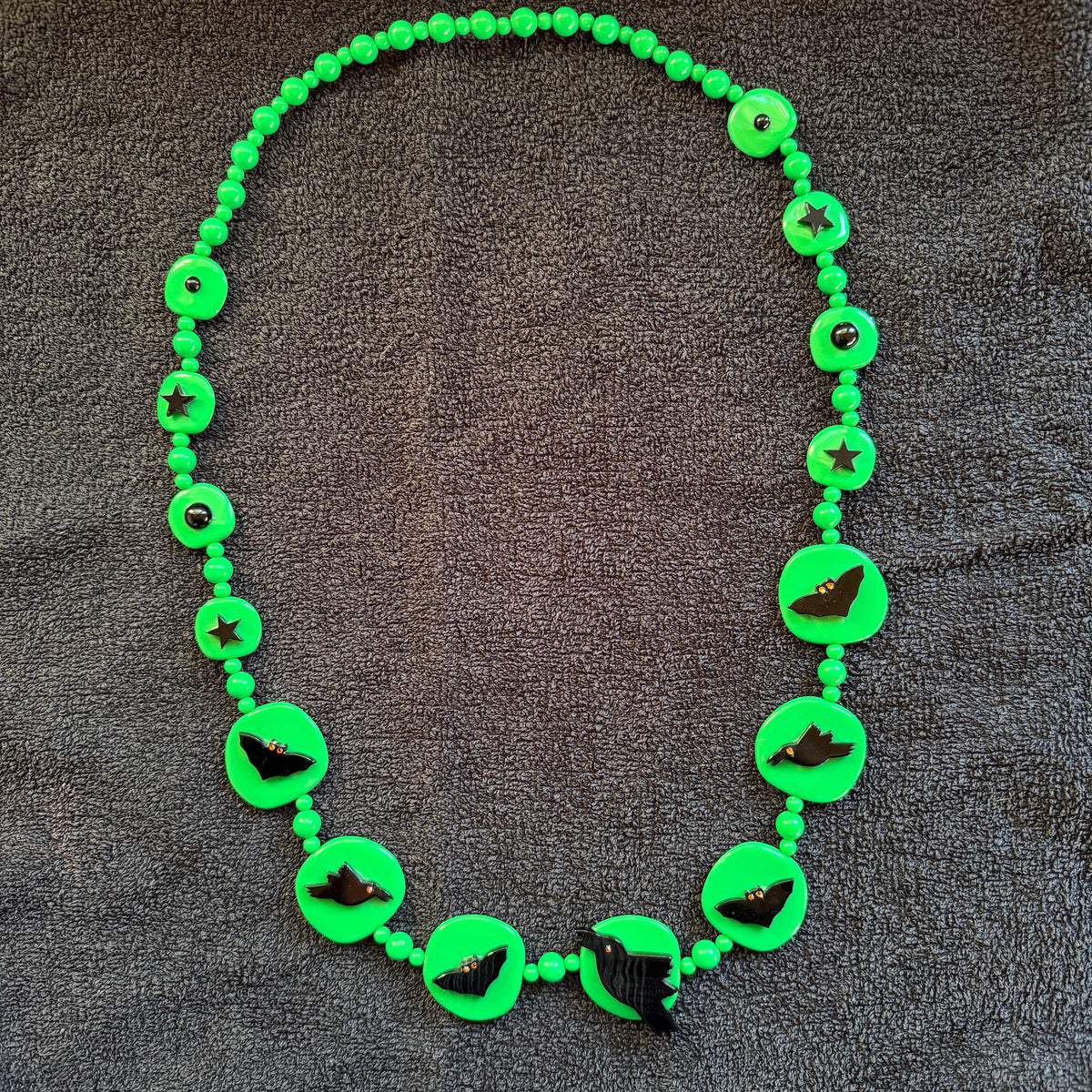 Green Halloween Necklace