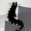 Black Zouzou Cat Brooch