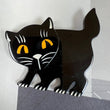 black bushed cat