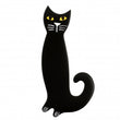 Black Aristo Cat Brooch