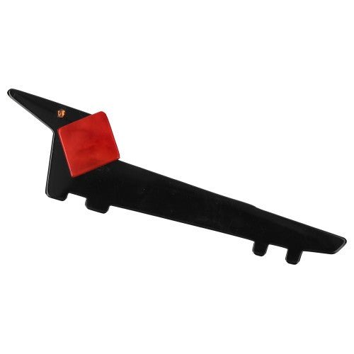 Black and Red Lola Teckel Dog Brooch - Galalith – Vintage Jewelry - handcrafted by Pavone by Pavone