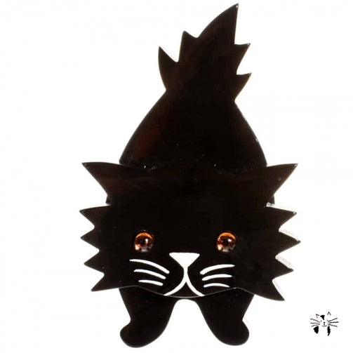 Black Roc Cat Brooch
