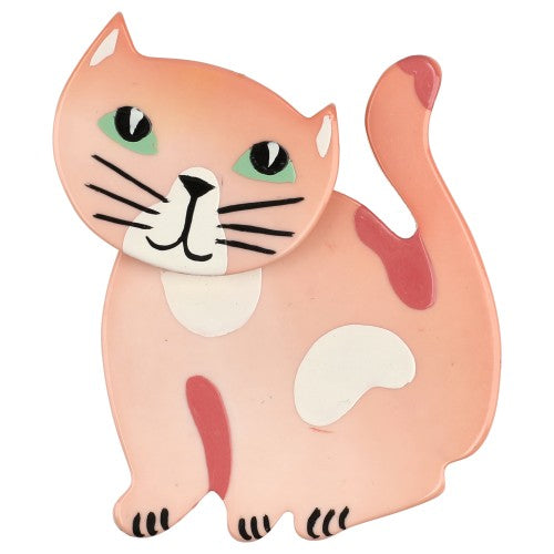 Light Pink Mini Gandou Cat Brooch