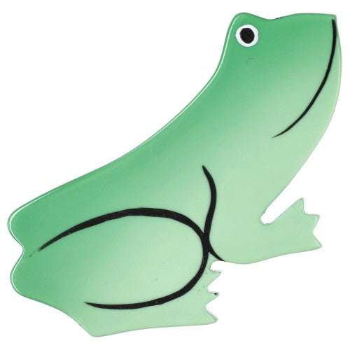 Pistachio Green Jujuba Frog Brooch