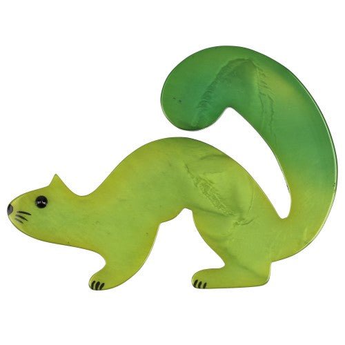 Tillieul Green Hermine Brooch - Galalith – Vintage Jewelry - handcrafted by Pavone by Pavone