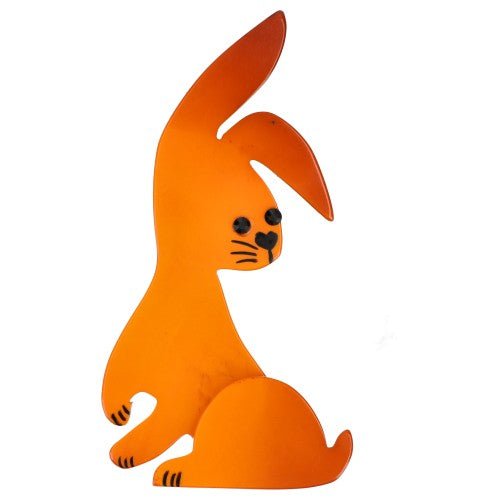Orange Lulu Rabbit Brooch - Galalith – Vintage Jewelry - handcrafted by Pavone by Pavone