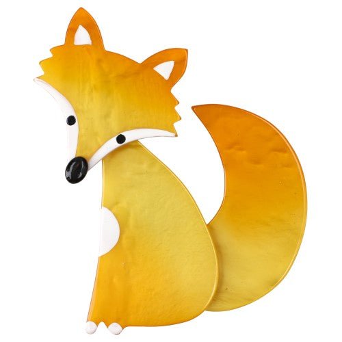 Lemon Yellow Ladyfox Fox Brooch - Galalith – Vintage Jewelry - handcrafted by Pavone by Pavone