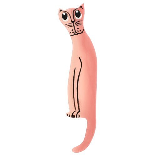 Light Pink Spaghetto Cat Brooch - Galalith – Vintage Jewelry - handcrafted by Pavone by Pavone