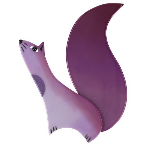 Light Purple Cassegrain Squirrel Brooch (large one) - Galalith – Vintage Jewelry - handcrafted by Pavone by Pavone