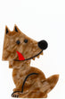 Beige Werewolf Wolf Brooch