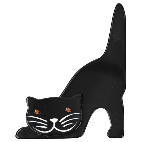 Black Nino Cat Brooch