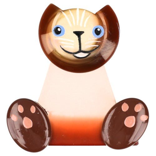 Siamese Siamoko Cat Brooch - Galalith – Vintage Jewelry - handcrafted by Pavone by Pavone