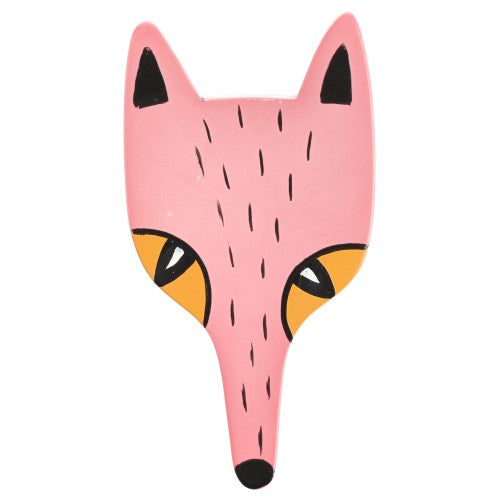Light Pink Fox Head Brooch