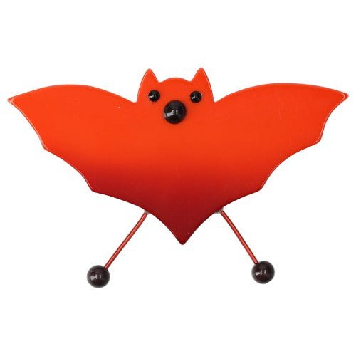 Red Bat Brooch with a black nose - Galalith – Vintage Jewelry - handcrafted by Pavone by Pavone