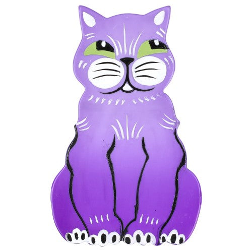 Light Purple Parma Zouzounet Cat Brooch