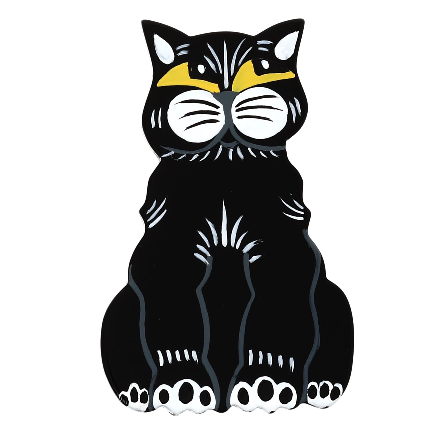 Black Zouzounet Cat Brooch