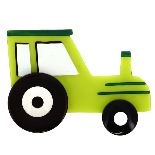 Anise Tractor Brooch - Galalith – Vintage Jewelry - handcrafted by Pavone by Pavone