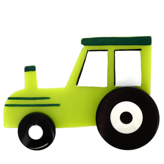 Anise Tractor Brooch - Galalith – Vintage Jewelry - handcrafted by Pavone by Pavone