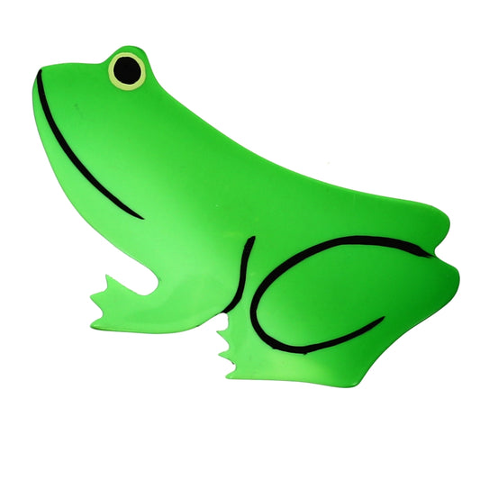 Anis Green Jujuba Frog Brooch