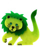 Anise and Mint Leo Lion Brooch