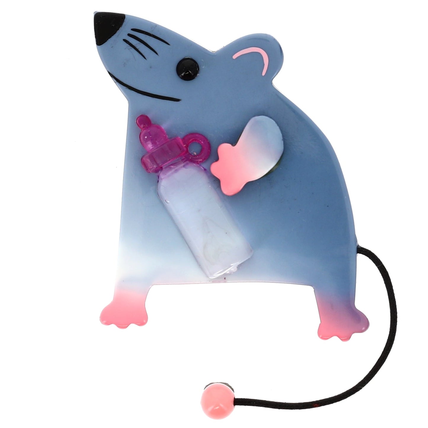 Payne Grey Bibberbabymouse Mouse Brooch - Galalith – Vintage Jewelry - handcrafted by Pavone by Pavone