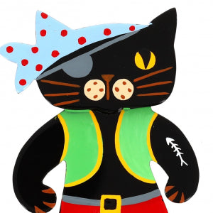 Anis Pirate Cat Brooch