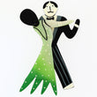 Anise Flamenco Dancers Brooch